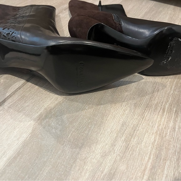 New without box Coach leather and suede black and brown boot - Picture 5 of 5